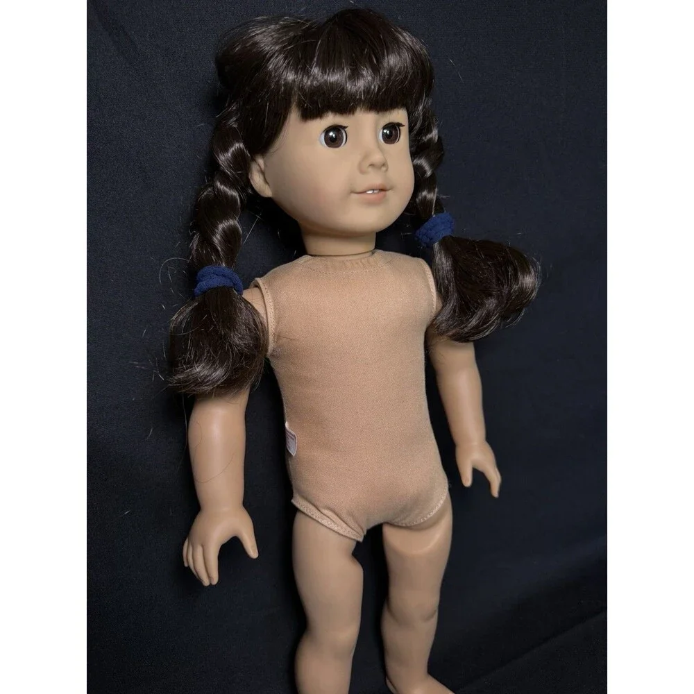 American Girl Doll Pleasant Company JLY #16 Dark Hair, Brown Eyes Bangs